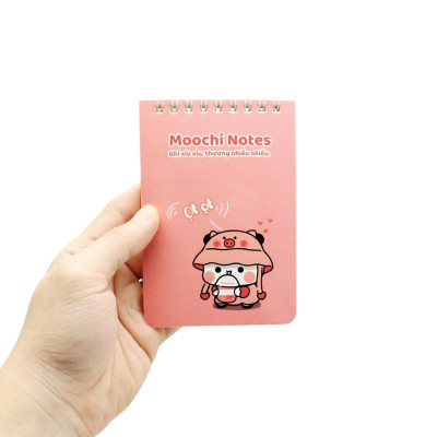 Sổ Lò Xo Moochi Notes B7 - Kẻ Ngang - 120 Trang 80gsm - The Sun 03
