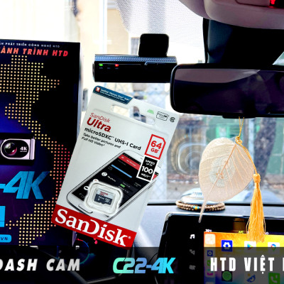 Camera Hành Trình HTD C22-4K - Hàng chính hãng