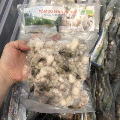 Tôm sú PTO sinh thái Seaprodex kích cỡ 41/50-250gr.