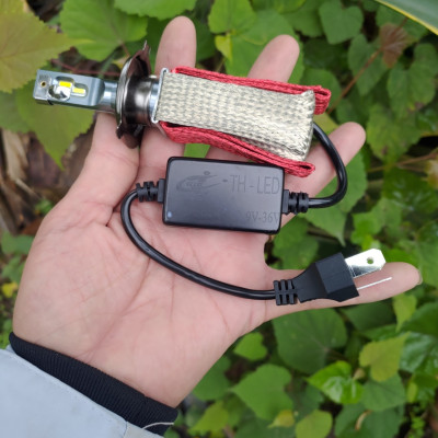 Đèn pha LED T4s 3 màu | chíp led Cao cấp lắp zin sài được cả điện máy hàng loại 1 bảo hành 12 tháng