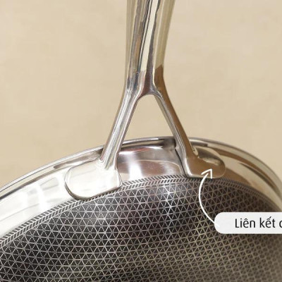 Chảo chiên iNox Blackcube Imat 30cm