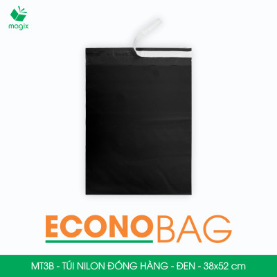 MT3 - 38x52 cm - Túi nilon TIẾT KIỆM gói hàng - 300 túi niêm phong đóng hàng
