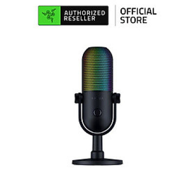 [NEW] Razer Seiren V3 Chroma - RGB USB Microphone with Tap-to-Mute (Micro Streaming) (Hàng chính hãng) | Chroma RGB Lighting