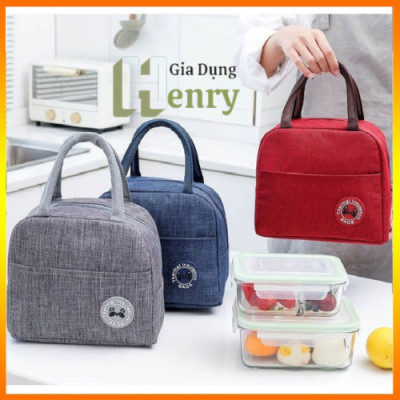 Túi Đựng Hộp Cơm Giữ Nhiệt Chống Thấm Nước, Túi Giữ Nhiệt đựng hộp cơm trưa văn phòng quai cầm chắc chắn - HENRYSA