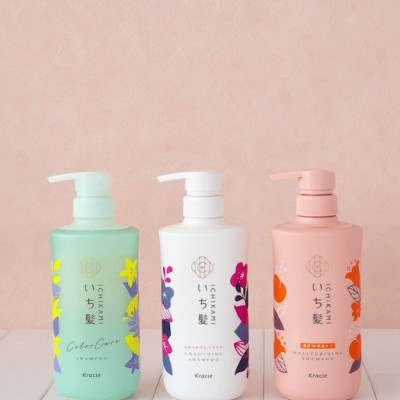 Dầu Gội Kracie Ichikami Moisturizing Shampoo Dưỡng Ẩm Phục Hồi Tóc Hư Tổn 480mL