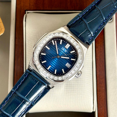 Đồng Hồ Nam I&W Carnival 721G4 Chính Hãng Full Box Chống Nước Kính Chống Xước Dây Da Cao Cấp BH 60T (Máy Cơ Tự Động)