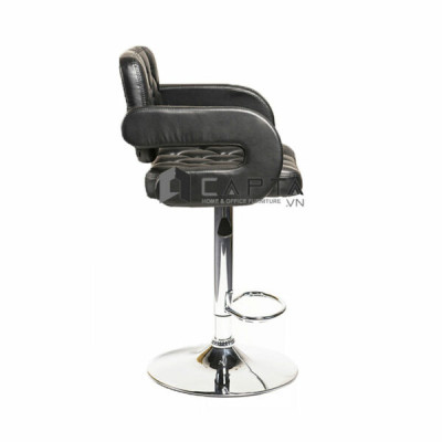 Ghế quầy bar tăng giảm nệm PVC có tay vịn CB2142-P Nội thất Capta 