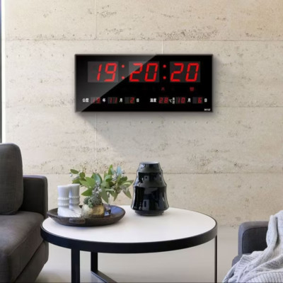 ĐỒNG HỒ LED TREO TƯỜNG BÁO GIỜ NHIỆT ĐỘ NGÀY THÁNG NĂM THỨ CỰC ĐẸP 