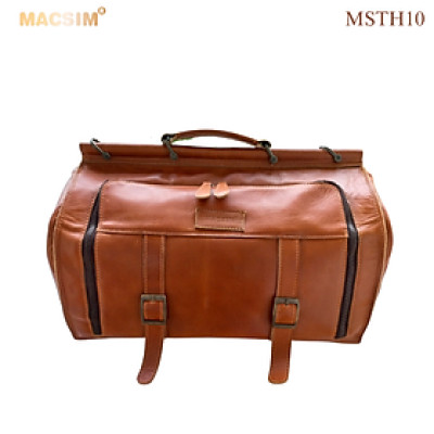 Túi Du Lịch Da Thật Macsim Chính Hãng mã MSTH10 – Da Bò Nguyên Miếng Loại 1 – Cổ Điển – Bền Đẹp – Unisex