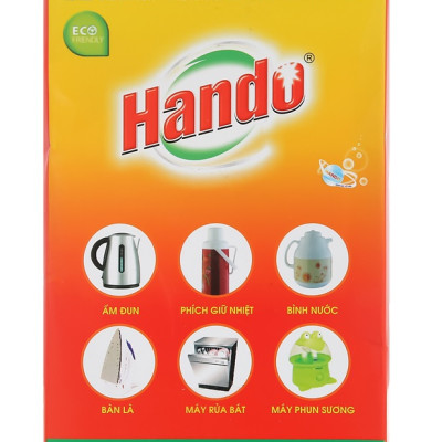 Bột tẩy cặn nước đá vôi ấm đun,bình đựng nước Hando 100Gr