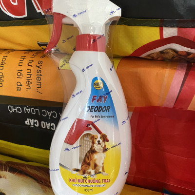 XỊT KHỬ MÙI CHUỒNG TRẠI THÚ CƯNG FAY DEODOR 600ML