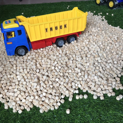 Hạt Gỗ Xúc Cát Đồ Chơi Cho Trẻ Thỏa  Sức Vui Đùa- Đồ Chơi Gỗ An Toàn Cho Trẻ (500g)