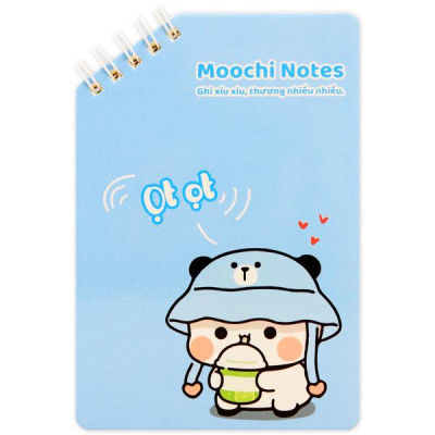 Sổ Lò Xo Moochi Notes A6 - Kẻ Ngang - 160 Trang 80gsm - The Sun 02