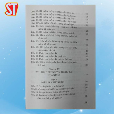 Sách - Luật Thống Kê (Hiện Hành - Sửa Đổi, Bổ Sung Năm 2021) - NXB Chính Trị Quốc Gia
