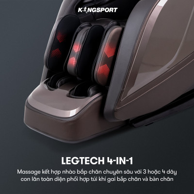 CHỈ GIAO MIỀN NAM | Ghế massage toàn thân cao cấp KINGSPORT DELUXE G97 chế độ massage 3D Ultra, 10 chương trình massage tự động