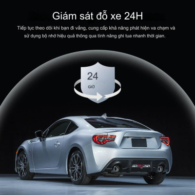 Camera hành trình 70mai A510 cảnh báo an toàn ADAS, 4G, GPS, độ phân giải 3K HDR sắc nét - Hàng chính hãng