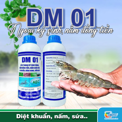 DM 01 – Giải pháp kiểm soát nấm đồng tiền, bảo vệ tôm cá khỏe mạnh