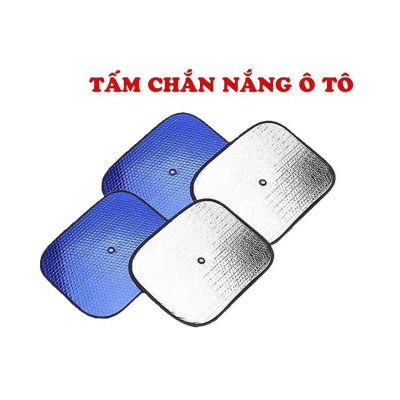 Bộ 2 Tấm Che Nắng Ô Tô, Tấm Chắn Nắng Ô Tô Xe Hơi Phản Quang