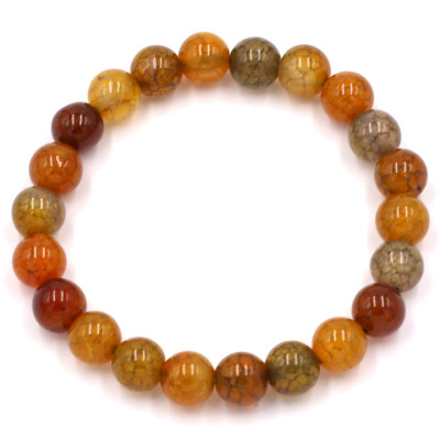 Vòng đeo tay đá vân rồng 8 ly 22 hạt