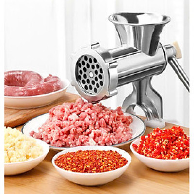 Máy xay thịt đa năng bằng tay cỡ đại bằng Nhôm cao cấp siêu bền