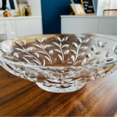 Khay Thuỷ Tinh Pha Lê Ý RCR - Laurus Centerpiece 30.5cm