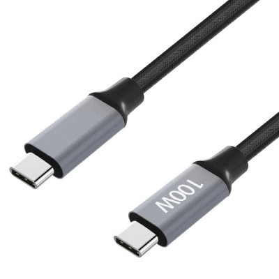 Bộ sạc nhanh điện thoại giao thức PPS 25W, Cáp dữ liệu Type-C sạc nhanh 100W flash PD bọc dù