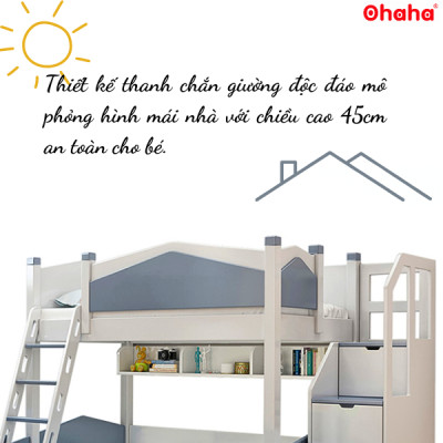 GIƯỜNG TẦNG THÔNG MINH OHAHA - GTTM008