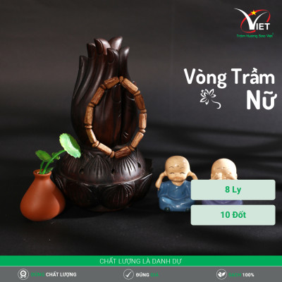 Vòng Trầm Thiên Nhiên Kiểu Đốt Trúc Dành Cho Phái Nữ - Lạ Mắt Và Cá Tính