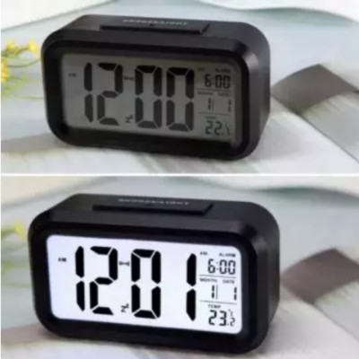 Đồng hồ điện tử để bàn có đèn led đa chức năng  206758