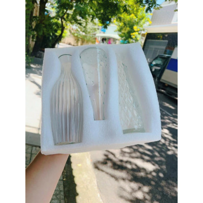 Set 3 Lọ Hoa Vintage Trang Trí Decor Nhà Cửa Góc Làm Việc Cực Xinh - Bình Hoa Trang Trí - HÀNG CHÍNH HÃNG MINIIN