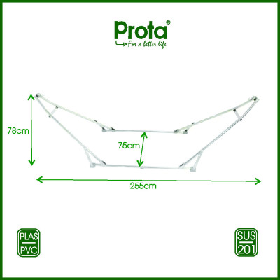 Bộ khung võng xếp inox cao cấp Prota