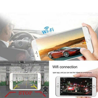 Camera hành trình ô tô thương hiệu cao cấp Phisung 4K, Wifi, 2.45 inch - Mã: G3 - Hàng Nhập Khẩu 