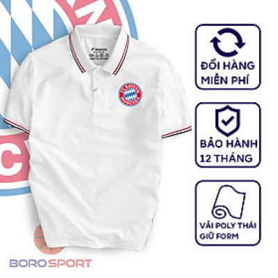 Áo Polo Boro Sport Chất Liệu Vải Poly Thái Giữ Form Thiết Kế Thời Trang Năng Động Bayern Munich