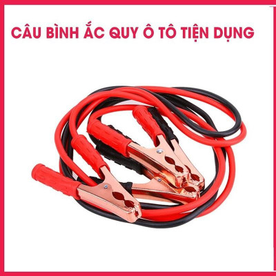 Dây Câu Kích Bình Ắc Quy Cứu Hộ Ô Tô Xe Hơi Khẩn Cấp Dài 2.5 Mét