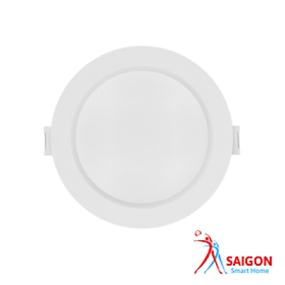 Đèn Downlight 12W, 110 độ, Chóa trắng, Ánh Sáng 4000K