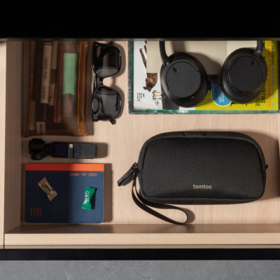 Túi Đựng Phụ Kiện Quốc Dân Tomtoc (USA) Light-T12 Electronic Accessory Pouch 1L – T12S1 - Hàng Chính Hãng
