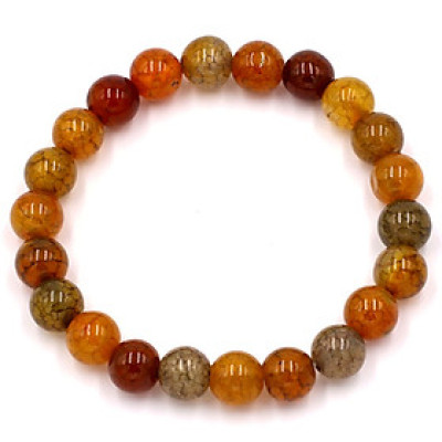 Vòng đeo tay đá vân rồng 8 ly 22 hạt