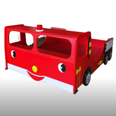 [Kèm Video thực tế & Miễn phí vận chuyển, lắp đặt] GIƯỜNG NGỦ HIỆN ĐẠI HÌNH XE CỨU HỎA CHO BÉ OHAHA - GTE004