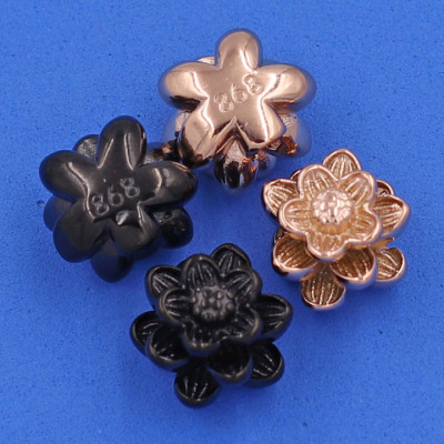 [Mệnh Thủy, Mộc] Bộ Vòng Chuỗi, Tràng Hạt 108 Hạt 6 Ly Đá Thạch Anh Xanh Dương Charm Hoa Sen Inox - Tràng Chuỗi Niệm Phật - An Yên - Thịnh Vượng - May Mắn - Tài Lộc - Bình An