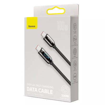 (Hàng chính hãng) Bộ Sạc Baseus PD 100W USB Loại C Màn Hình LED Hiển Thị Sạc Nhanh Cho Huawei Samsung Xiaomi 11 Cho Máy Tính Xách Tay