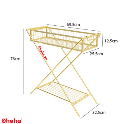 KỆ TRANG TRÍ PHÒNG KHÁCH SANG TRỌNG CAO CẤP OHAHA - KTT027