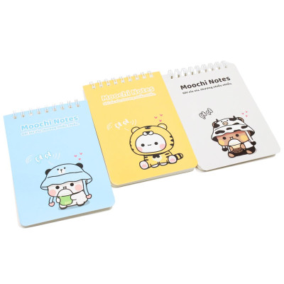 Sổ Lò Xo Moochi Notes B7 - Kẻ Ngang - 120 Trang 80gsm - The Sun 01