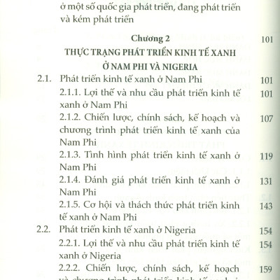 Phát Triển Kinh Tế Xanh Ở Nam Phi Và Nigeria: Gợi Ý Chính Sách Cho Việt Nam (Sách chuyên khảo) - PGS. TS. Lê Phước Minh chủ biên 