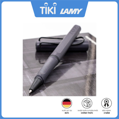Bút bi nước Lamy Safari màu Steel black 3E2