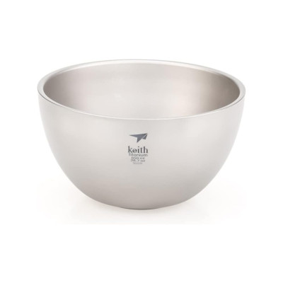 Tô chén ăn cách nhiệt 2 lớp Titanium Keith Ti5355 - 850ml