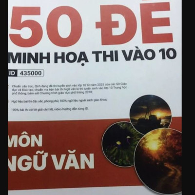 50 đề minh hoạ thi vào 10 môn Ngữ văn - MoonBook