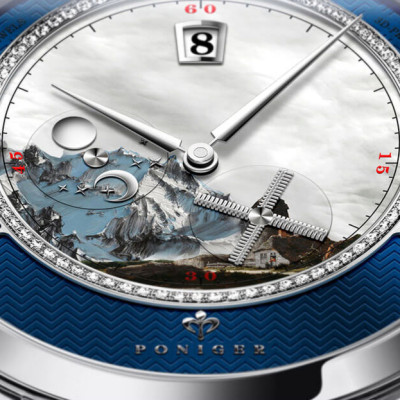 Đồng hồ nam Poniger P723-1 Chính hãng ,Kính sapphire nguyên khối ,chống xước,chống nước 50m,mặt xanh vỏ trắng dây da nâu ( đen) xịn,vỏ máy thép không gỉ 316L,Đồng hồ cơ (Automatic) bảo hành 24 tháng, hàng mới 100%,thiết kế trẻ trung và sang trọng