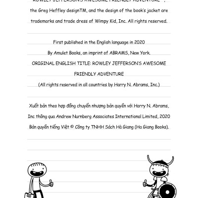 Nhật ký cậu bé siêu thân thiện Tập 2  Rowley Phiêu Lưu Ký - Bản Tiếng Việt