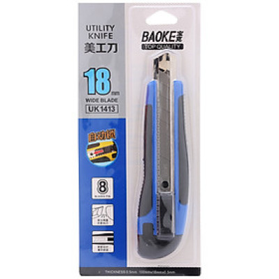 Dao Rọc Giấy Baoke 1413 Lớn -Màu Ngẫu Nhiên