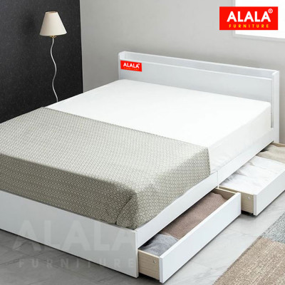 Giường ngủ ALALA28 + 2 hộc kéo / Miễn phí vận chuyển và lắp đặt/ Đổi trả 30 ngày/ Sản phẩm được bảo hành 5 năm từ thương hiệu ALALA/ Chịu lực 700kg